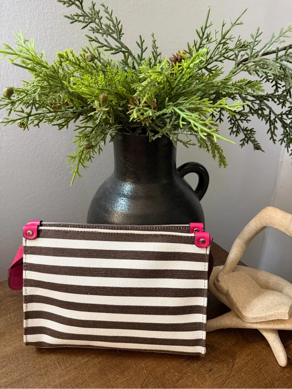 Henri Bendel Canvas Cosmetic Case